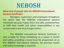 Who Can Take Nebosh International General Certificate Course Safety Courses Occupational Health And Safety Certificate Courses