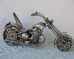 Hand Made Chopper Harley Motorcycle Recycled Scrap Metal Etsy In 2021 Scrap Metal Art Scrap Metal Recycled Metal Art