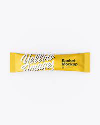Download Stick Sachet Mockup In Sachet Mockups On Yellow Images Object Mockups