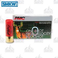 Buckshot is the standard type of shotgun ammunition that hunters use. Pmc High Velocity 12 Gauge 2 3 4 00 Buckshot Smkw