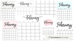 Cute Free Printable Calendars 2021 By Saturdaygift