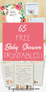 Choose a theme that will suit best to the event. 65 Free Baby Shower Printables For An Adorable Party