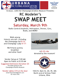 Complete vehicles, parts cars, a wide variety of parts, accessories, tools, and old garage memorabilia can be. Mad River Flying Association Swap Meet