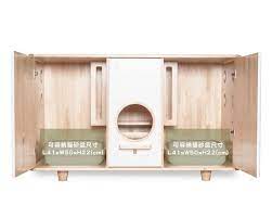 拍拍 原木貓砂櫃 雙盆款 decor home furniture
