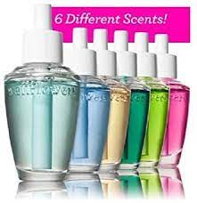 ¡recibe nuestras ofertas y últimas noticias de bath & body works! Amazon Com Bath Body Works 6 Pack Wallflowers Sampler Fragrance Refills 6 Different Scents Assorted Colors Health Personal Care