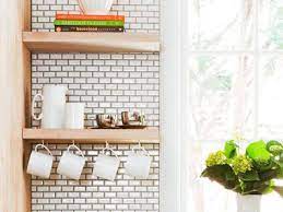You need to decide the backdrop that is complementary when painting the kitchen cabinets white. 10 Places To Put A Floating Shelf In The Kitchen Kitchn