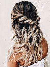 If you have medium to long hair, follow the detailed step by step tutorials so you can recreate it yourself at home. Half Up Half Down Curls Homecoming Hair Inspiration Braids For Long Hair Hair Styles Homecoming Hairstyles