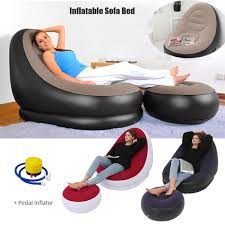 Everyone has their own comfy or quirky vibe to stylise, and amart has the answers with sofas, chaises, corner lounges, recliners, accent chairs. Inflatable Sofa Portable Couch Single Air Sofa Bed Lounge Chair Bean Bag Chair Red Dark Blue Coffee Color Wish