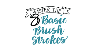 Our alphabet worksheets are intended to help push your child through that door with a variety of exercises that enlighten and entertain at the same time. Hand Lettering The 8 Basic Brush Strokes Amy Latta Creations
