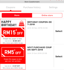 If you buy regularly at a store, do not hesitate. Birthday Rewards To Redeem On Your Birthday Month Miszdae Travel Blogger Malaysia
