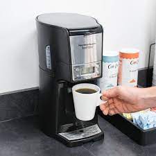 There's no pouring or spills, and nothing fragile to break and replace. Hamilton Beach 48464 Brewstation Summit Black Single Serving 12 Cup Coffee Maker With Auto Shut Off