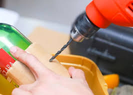 Drill a hole in a concrete wall. How To Drill Glass Without Destroying It