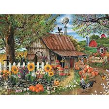 Check out our 500 piece puzzle selection for the very best in unique or custom, handmade pieces from our jigsaw puzzles shops. Buy Bits And Pieces 500 Piece Jigsaw Puzzle For Adults Bountiful Meadows Farm 500 Pc Sunflowers Pumpkins Farm Scene Jigsaw By Artist Thomas Wood Online In Turkey B01hinu5s8