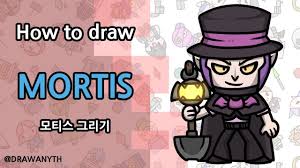 Ce jeu de combat du nom de brawl stars est a pour objectif de battre d'autres joueurs. How To Draw Mortis Brawl Stars Youtube