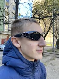 Travis Scott Oakley Plate Black Unisex Sunglasses