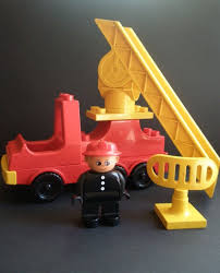 Vintage Lego Duplo Fire Truck Set With Driver Fireman 6 Etsy Vintage Lego Lego Duplo Lego Duplo Sets