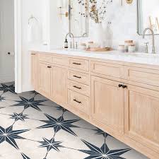 Astra In Navy Floor Sticker Vinyl Flooring Tile Decals Vinyl Tile