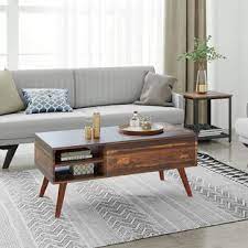 It sports a trendy geometric look that makes use of a #3 dempsey gas lift coffee table with ottomans. Rv Lift Top Coffee Table Wayfair