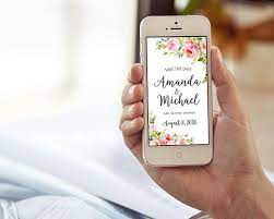 Electronic Save The Date Sms Message Iphone E Card Electronic Save The Date Save The Date Save The Date Invitations