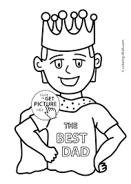 Coloring pages are also known as coloring book and according to the wiki definition, a coloring book/ coloring page is a type of book containing line art for which people are intended to add color using crayons, colored pencils, marker pens, paint or other artistic media. Father S Day Coloring Pages For Kids Fathers Birthday Printable Free