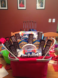 Candy, fruit & gourmet gift baskets Pin By Trishia Masias On My Baskets Raffle Baskets Raffle Basket Fundraiser Baskets