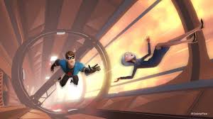Spiel gemeinsam mit anderen und schließ dich mit charakteren aus „die unglaublichen. Rush Ein Disney Pixar Abenteuer Xtrem Studio