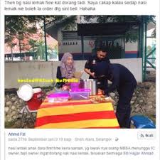 Kisah nasi lemak anak dara di shah alam ini jadi viral. Gadis Cantik Nasi Lemak Anak Dara Tidak Mengalah Walau Di Saman