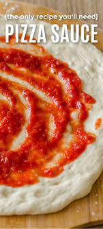 Red Pizza Sauce Recipe No Cooking Required In 2020 Pizza Sauce Homemade Recipes Pizza Sauce Recipe