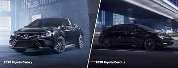 Both the toyota corolla and camry are great vehicle options, it just depends what features you value most in a vehicle. 2020 Toyota Camry Vs 2020 Toyota Corolla Specs Features