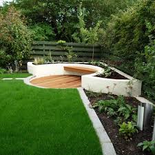 Contemporary Garden Brown Earth Landscapes Garden Seating Area Back Garden Design Outdoor Gardens Design