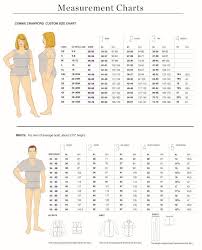 Size Charts Metric Womens Size Chart Sewing Patterns