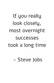 If You Really Look Closely Most Overnight Success Took A Long Time Steve Jobs Quote Poster By Ideasforartists Job Quotes Steve Jobs Quotes Quote Posters