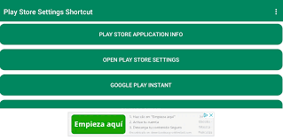 App gratis para acceder a la configuración. Play Store Settings Shortcut 1 1 5 Download For Android Apk Free
