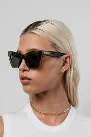 Shop Sienna Green Sunglasses