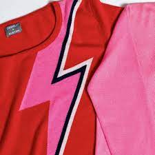 Bowie Lightning Bolt Knitted Sweater Cashmere Blend Sweater Cashmere Cashmere Knits