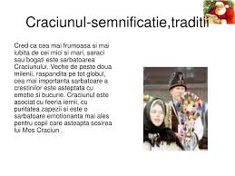 Motive personale şi motive care ţin de importanţa ei. Ppt Craciunul Semnificatie Traditii Powerpoint Presentation Free Download Id 5776808