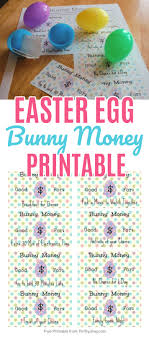This Easter Egg Bunny Money Printable Makes Coupons For Fun Treats Like A Movie Night Skipping Chores And Break In 2020 Easter Eggs Fun Easter Baskets Easter Coupons