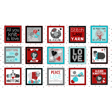 Choose one of these gorgeous patterns and learn how to knit an afghan blanket! All You Knit Is Love Fat Quarter Bundle Inkl Panel Patchworkstoffe