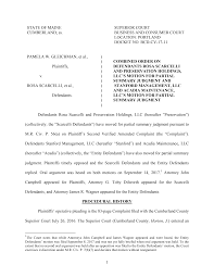 Https Www Courts Maine Gov Opinions Orders Bcd Cv 20orders Cv 17 11 Bcd Cv 17 11 Combined Order On Motions For Partial Summary Judgment Pdf