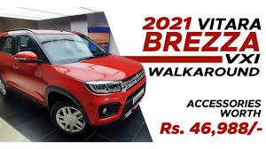 A set of body or bodykit is a modified body parts or. New 2021 Vitara Brezza Vxi Walkaround Interior Exterior Youtube