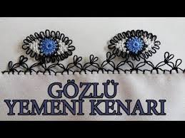 Ev Hanimi Igne Oyasi Gozlu Yemeni Kenari 48 Youtube Oya Orgu Desenleri Oya Ornekleri