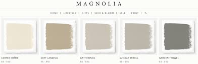 Joanna Gaines Magnolia Home Paint Line Carter Creme Soft Landing Gatherings Sunday Str Magnolia Homes Paint Magnolia Paint Colors Exterior Door Colors