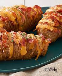 Cheesy Bacon Hasselback Potatoes Recipes Cheesy Bacon Kraft Recipes