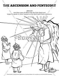 Keep your kids busy doing something fun and creative by printing out free coloring pages. The Ascension And Pentecost Sunday School Coloring Pages Sharefaith Kids