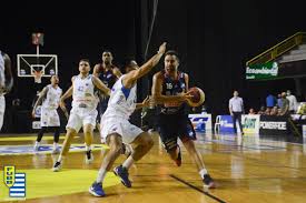 Alejandro sanchez, martín pedreira, nicolás revetria. Bigua Vs Nacional Basket Uruguay