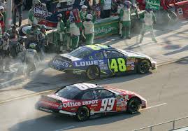 Logano's ford mustang was sent flying into the air after being bumped by fellow driver denny hamlin's car as he. Camel Racing Sport Britannica