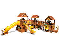 Imagine seeing the excitement on your child's face as they scale one of our climbing walls, swing back and forth on a tire swing, climb a rope ladder, shimmy down a slide, or make their way across a. Rainbow Swing Set For Sale Rainbow Swing Set Superstore In Denver