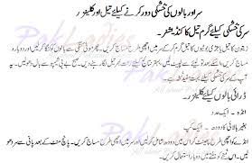 Yeh ake bilkul zinda misaal sub klia. Dandruff And Dry Scalp Treatment Urdu English