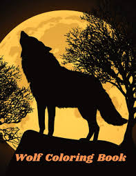 Printable wolf s pup coloring page. Buy Wolf Coloring Book Amazing Wolf Designs For Wolf Lovers Coloring Book For Adults Wolves Design Unique Collection Of Coloring Pages Coloring Book Of Coloring Pages For Kid All Ages And