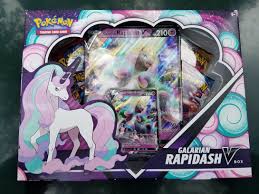 Jump to navigationjump to search. Pokemon Tcg Galarian Rapidash V Box Break Shot Not Taken